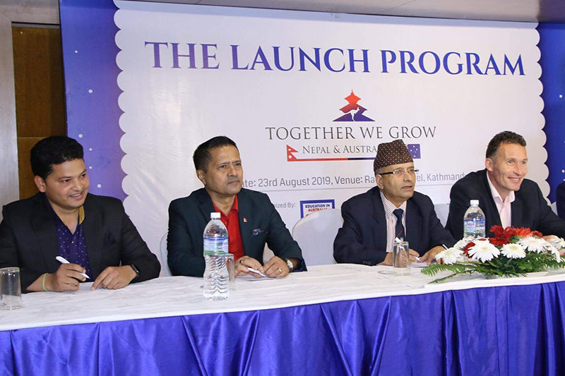 The Launch Program Together We Grow Nepal & Australia.